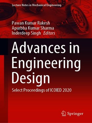 cover image of Advances in Engineering Design
